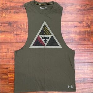 Under Armour Dark Green Graphic Tank Top
